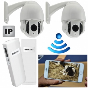 Wireless Calving Cameras with 2 x Rotating Zoom Farm Ptz Cameras